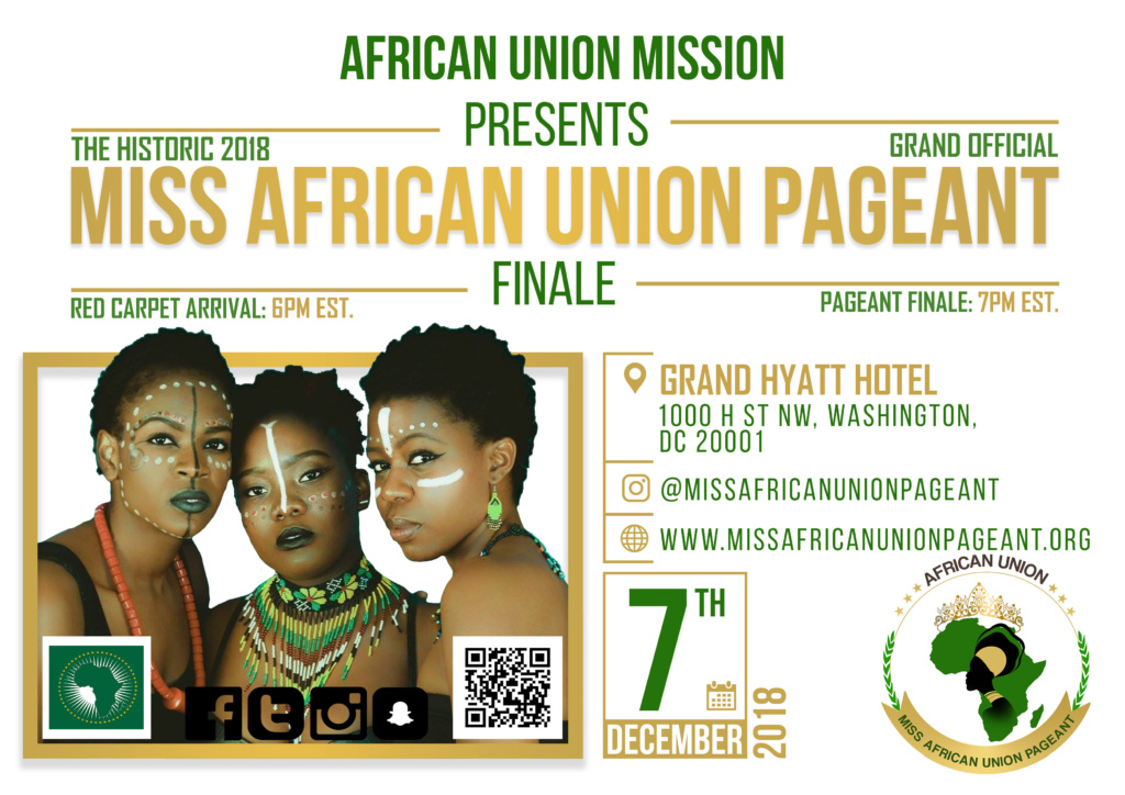 Miss African Union Pageant Flyer